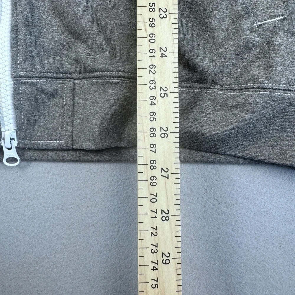 Johnnie-O Full-Zip Performance Jacket Men M Lightweight Logo Stretch Golf Gray